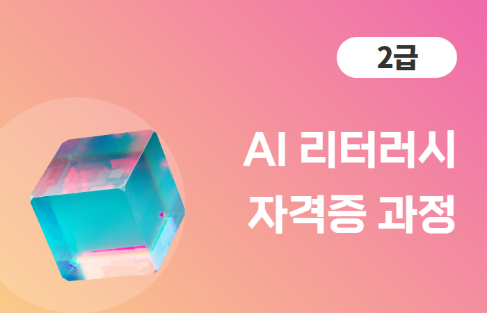 AI 리터러시 자격증 2급 이미지