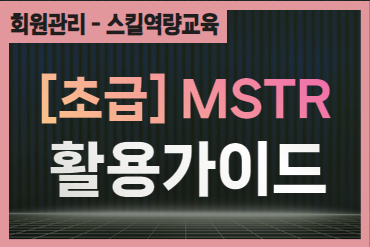 [초급] MSTR 활용가이드