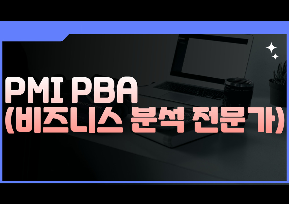 PMI PBA(비즈니스 분석 전문가) 이미지