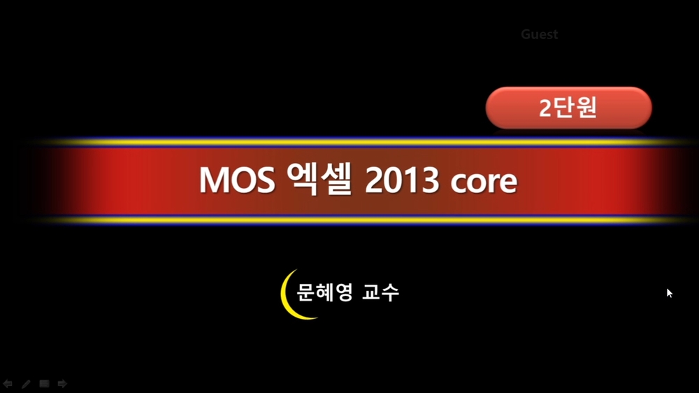 [HD]MOS Excel 2013 Core 자격증 따기
