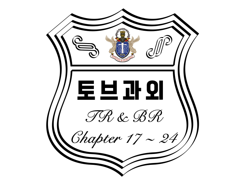 [토브과외 TR&BR] Chapter 17~24